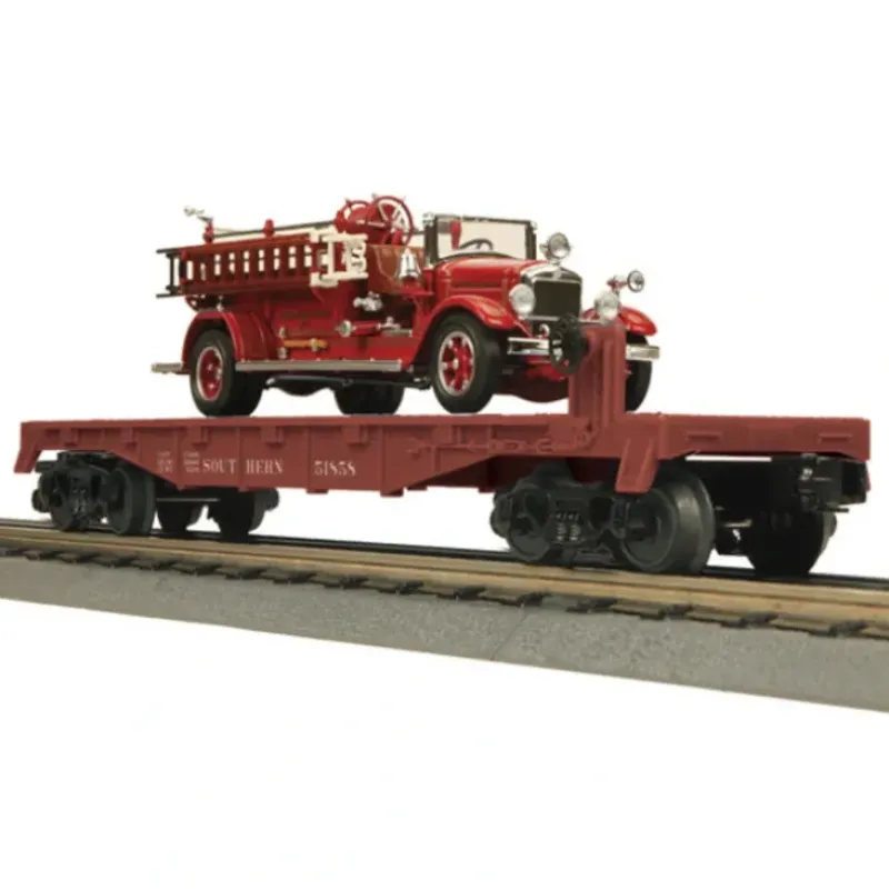 Trains*MTH 30-76313 O Southern Flat Car w/38 Ahreans Fox VC Fire Truck - Model Train Junction: Quality Parts and Art Supplies