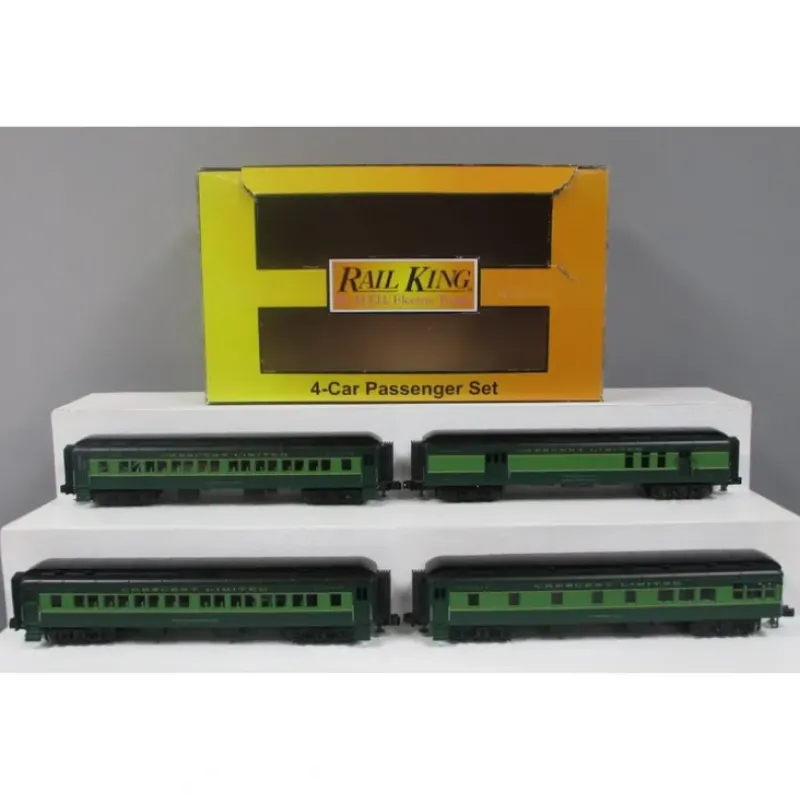 Trains*MTH 30-69100 O Southern RailKing 60' Madison Passenger Car Set (Set of 4) - Model Train Junction: Quality Parts and Art Supplies