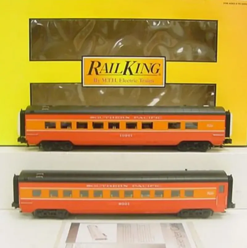Trains*MTH 30-6744 O SP 60' Streamlined ABS Sleeper/Diner Passenger Car Set (Set of 2) LN/Box - Model Train Junction: Quality Parts and Art Supplies