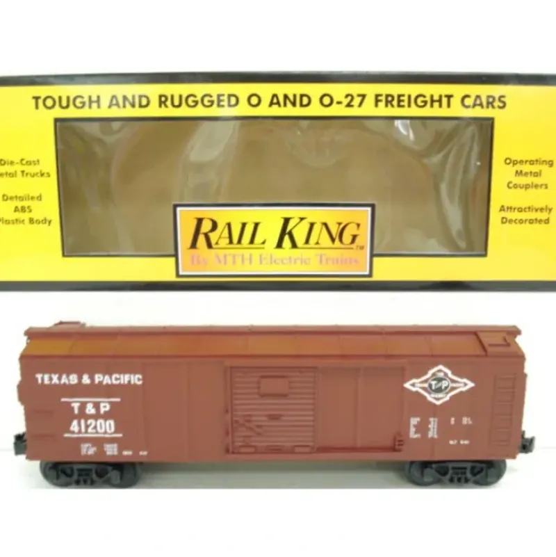 Trains*MTH 30-7413 O Texas and Pacific Boxcar #41200 - Model Train Junction: Quality Parts and Art Supplies