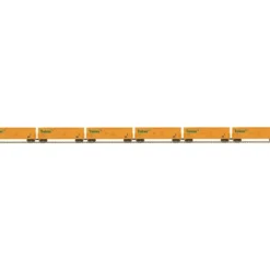 Trains*MTH 20-90405 O Tropicanna Orange Double Door Plugged 50' Box Car Set (Set of 6) - Model Train Junction: Quality Parts and Art Supplies