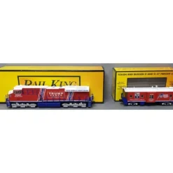 Trains*MTH 30-20799-1 O Trump/Pence Imperial Diesel Engine & Caboose Set w/ PS3 NIB - Model Train Junction: Quality Parts and Art Supplies