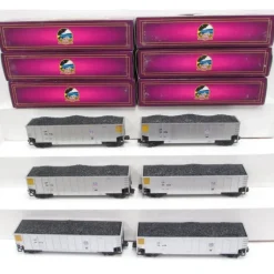 Trains*MTH 20-90425 O Union Pacific Coalporter Hopper Car Set (Set of 6) - Model Train Junction: Quality Parts and Art Supplies