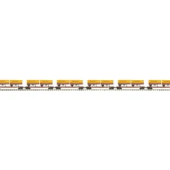 Trains*MTH 20-90391 O Union Pacific Flat Car w/2 PUP Trailers Set (Set of 6) - Model Train Junction: Quality Parts and Art Supplies