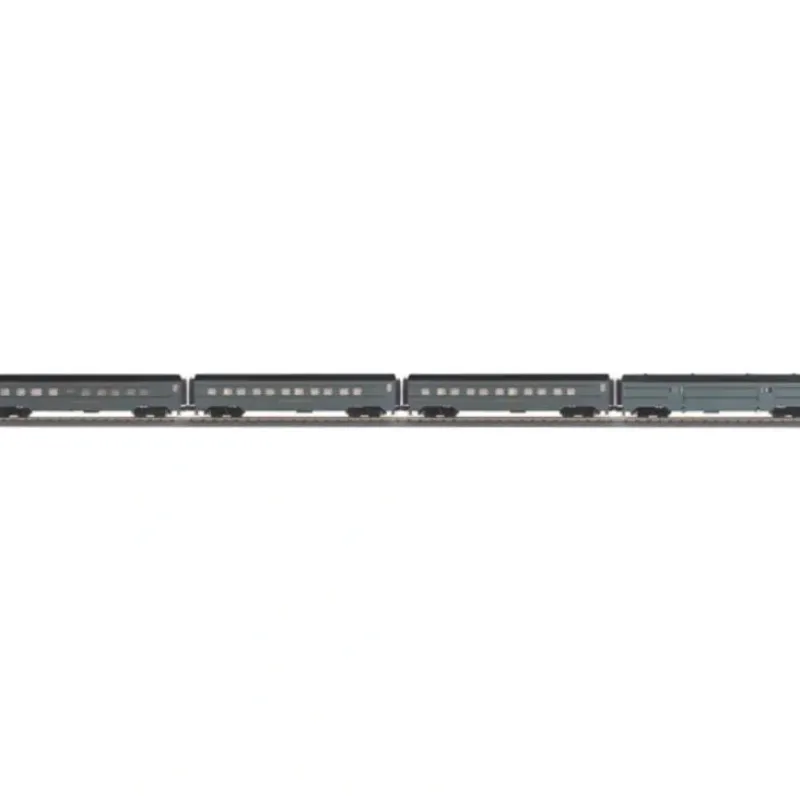 Trains*MTH 30-67364 O UP 49'er Scheme 60' Streamlined ABS Passenger Car Set (Set of 4) - Model Train Junction: Quality Parts and Art Supplies