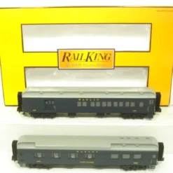Trains*MTH 30-69077 O Wabash 60 Madison Combo/Diner Passenger Set (Set of 2) - Model Train Junction: Quality Parts and Art Supplies