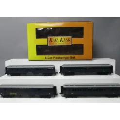 Trains*MTH 30-69076 O Wabash 60' Madison Passenger Car Set (Set of 4) - Model Train Junction: Quality Parts and Art Supplies