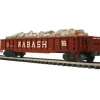 Trains*MTH 20-98196 O Wabash Gondola w/Wheel Scrap Load #11382 - Model Train Junction: Quality Parts and Art Supplies