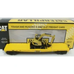 Trains*MTH 30-76299 OCaterpillar Flat Car w/CAT CR Hydraulic Excavator Load V2 #308C - Model Train Junction: Quality Parts and Art Supplies