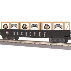 Trains*MTH 30-72023 Ohio State Gondola Car w/Crates - Model Train Junction: Quality Parts and Art Supplies