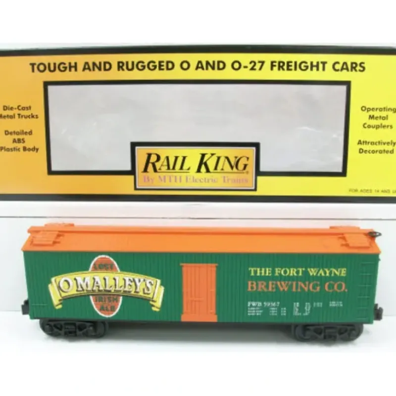 Trains*MTH 30-78090 O'Malley's Irish Ale Reefer Car - Model Train Junction: Quality Parts and Art Supplies
