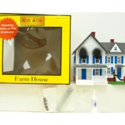 Trains*MTH 30-9153 Operating Farm House On Fire - Model Train Junction: Quality Parts and Art Supplies