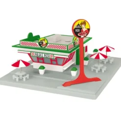 Trains*MTH 30-90310 Pizza Palace Fast Food Restaurant Stand - Model Train Junction: Quality Parts and Art Supplies