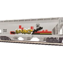 Trains*MTH 20-97699 PRR 3-Bay Centerflow Hopper w/Grafitti - Model Train Junction: Quality Parts and Art Supplies