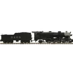 Trains*MTH 20-3395-1 Santa Fe 4-6-2 USRA Heavy Pacific Locomotive w/PS2 #3408 - Model Train Junction: Quality Parts and Art Supplies