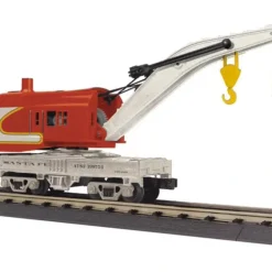 Trains*MTH 30-79290 Santa Fe Crane Car - Model Train Junction: Quality Parts and Art Supplies
