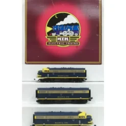 Trains*MTH 20-20055-1 Santa Fe F-7 ABA Diesel Engine Car Set w/PS 2.0 #218L/218C/218A - Model Train Junction: Quality Parts and Art Supplies