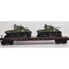 Trains*MTH 20-98639 Santa Fe Flat Car with 2 Sherman Tanks - Model Train Junction: Quality Parts and Art Supplies