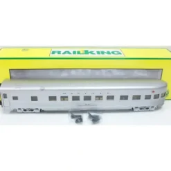 Trains*MTH 70-68026 Santa Fe G Scale Streamlined Passenger Observation Car (Ribbed) - Model Train Junction: Quality Parts and Art Supplies