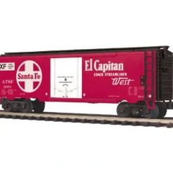 Trains*MTH 20-94231 Santa Fe Operating Reefer Car - Model Train Junction: Quality Parts and Art Supplies