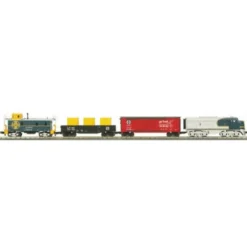 Trains*MTH 30-4187-1 Santa Fe RailKing F-3 O Gauge Freight Train Set w/PS2 - Model Train Junction: Quality Parts and Art Supplies