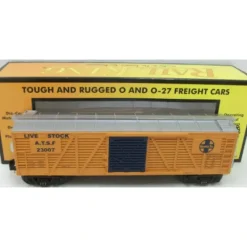 Trains*MTH 30-7128 Santa Fe Stock Car LN/Box - Model Train Junction: Quality Parts and Art Supplies