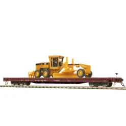 Trains*MTH 80-98022 Southern HO Scale 60' Wood Deck Flat Car w/163H Motor Grader - Model Train Junction: Quality Parts and Art Supplies