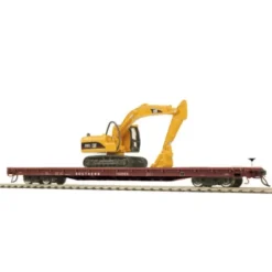 Trains*MTH 80-98030 Southern HO Scale 60' Wood Deck Flat Car w/315C Hydraulic Excavator - Model Train Junction: Quality Parts and Art Supplies