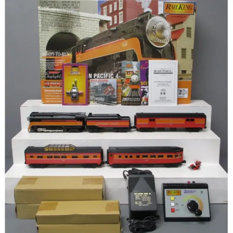 Trains*MTH 30-4182-1 Southern Pacific 4-8-4 Daylight O Gauge Stream Train Set w/PS 2.0 LN/Box - Model Train Junction: Quality Parts and Art Supplies
