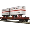 Trains*MTH 20-98729 Southern Pacific Flat Car with 2 20' Trailers - Model Train Junction: Quality Parts and Art Supplies