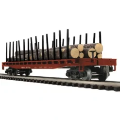 Trains*MTH 20-98716 Spokane Portland & Seattle Flat Car w/Log Load - Model Train Junction: Quality Parts and Art Supplies