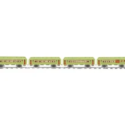 Trains*MTH 10-5086 Std. Gauge Apple Green Ives 240 Passenger Car Set (Set of 4) - Model Train Junction: Quality Parts and Art Supplies