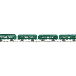 Trains*MTH 10-5089 Std. Gauge Cadet Blue Ives 240 Passenger Car Set (Set of 4) - Model Train Junction: Quality Parts and Art Supplies