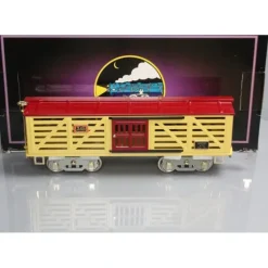 Trains*MTH 10-2205 Std. Gauge Cream & Maroon 4020 Stock Car - Model Train Junction: Quality Parts and Art Supplies