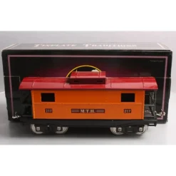 Trains*MTH 10-2043 Std. Gauge MTH Lines Orange & Maroon w/Brass 200 Series Caboose - Model Train Junction: Quality Parts and Art Supplies