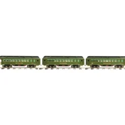 Trains*MTH 11-40009 Std. Gauge Two-Tone Green Tinplate State Set (Set of 3) - Model Train Junction: Quality Parts and Art Supplies