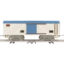 Trains*MTH 10-2197 Std. Gauge White & Blue 4018 Automobile Car - Model Train Junction: Quality Parts and Art Supplies