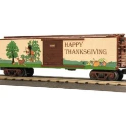 Trains*MTH 30-74495 Thanksgiving Boxcar - Model Train Junction: Quality Parts and Art Supplies