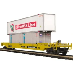 Trains*MTH 20-95081 Trailer Train Husky Stack Car #56048 - Model Train Junction: Quality Parts and Art Supplies