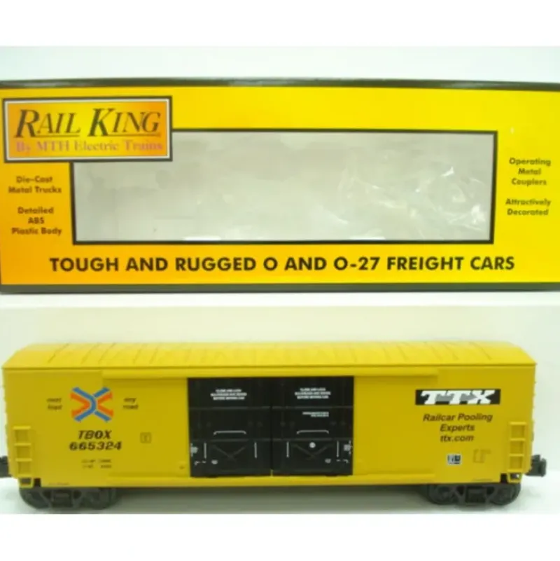 Trains*MTH 30-74523 TTX 50' Double Door Plugged Boxcar - Model Train Junction: Quality Parts and Art Supplies