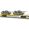 Trains*MTH 20-98603 TTX 60' Flat Car with 2M1A Abrams Tanks - Model Train Junction: Quality Parts and Art Supplies