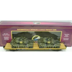 Trains*MTH 20-98580 TTX 60' Flat w/2 M1A Abrams Tanks #93371 - Model Train Junction: Quality Parts and Art Supplies