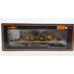 Trains*MTH 80-98015 TTX HO Scale 60' Wood Deck Flat Car w/950G Wheel Loader - Model Train Junction: Quality Parts and Art Supplies