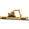 Trains*MTH 80-98032 Union Pacific HO 60' Wood Deck Flat Car w/315C Hydraulic Excavator - Model Train Junction: Quality Parts and Art Supplies