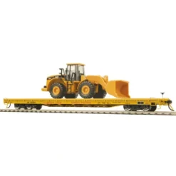 Trains*MTH 80-98016 Union Pacific HO Scale 60' Wood Deck Flat Car w/950G Wheel Loader - Model Train Junction: Quality Parts and Art Supplies