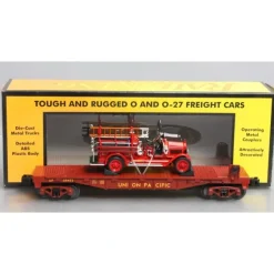 Trains*MTH 30-76403 UP Flat Car w/'23 Maxim C1 Fire Truck - Model Train Junction: Quality Parts and Art Supplies
