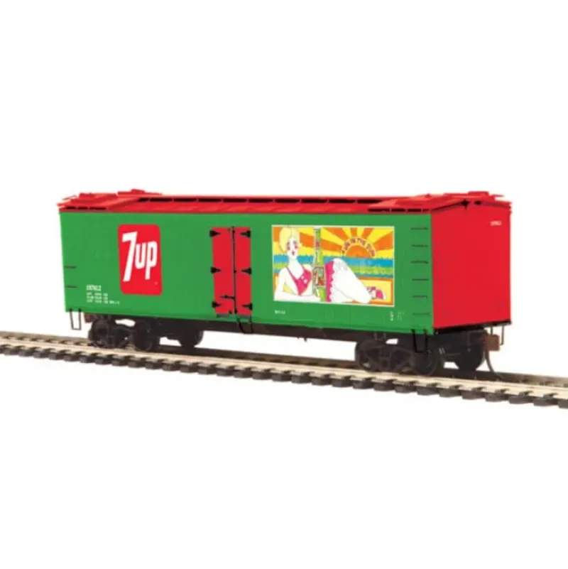 Trains*MTH 81-94013 7up HO Scale R40-2 Woodside Reefer Car - Model Train Junction: Quality Parts and Art Supplies