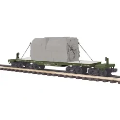 Trains*MTH 20-98726 U.S. Army 47' TTX Heavy Duty Flat Car w/Transformer - Model Train Junction: Quality Parts and Art Supplies