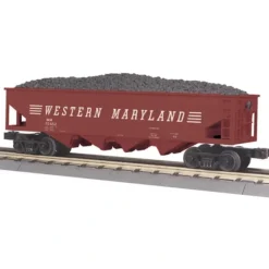 Trains*MTH 30-75309 Western Maryland 4-Bay Hopper Car - Model Train Junction: Quality Parts and Art Supplies