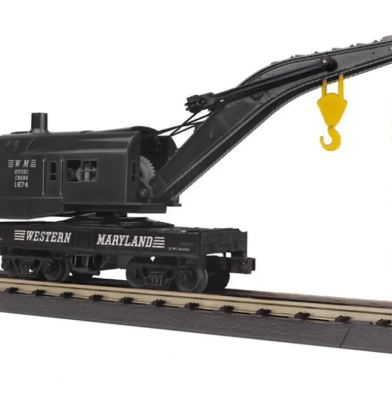 Trains*MTH 30-79289 Western Maryland Crane Car - Model Train Junction: Quality Parts and Art Supplies
